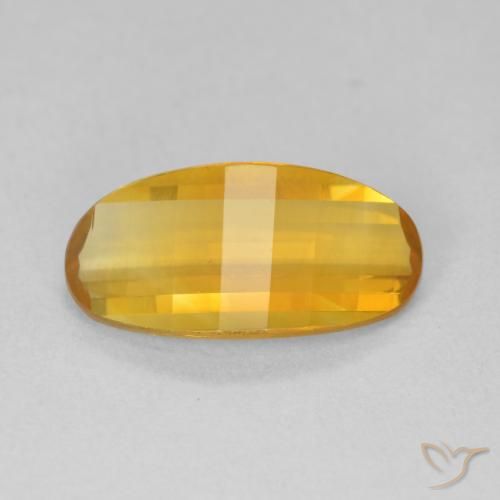 2.48ct طبيعي Medium Light Orange-Gold سيترين, بيضوي, VVS