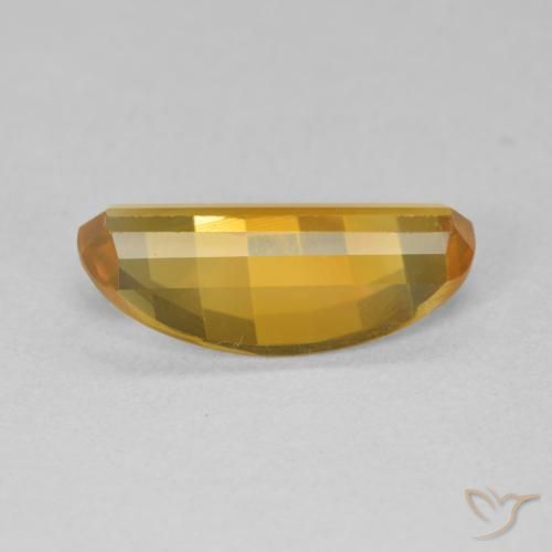 سيترين Medium Light Orange-Gold طبيعي، بيضوي، 2.48 قيراط، VVS