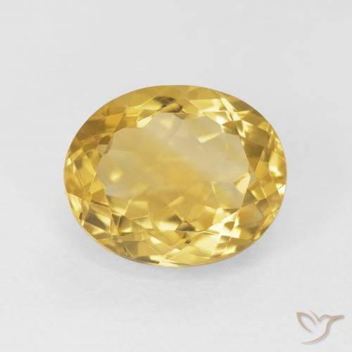4.77ct طبيعي ذهبى متوسط سيترين, بيضوي, VVS-VS