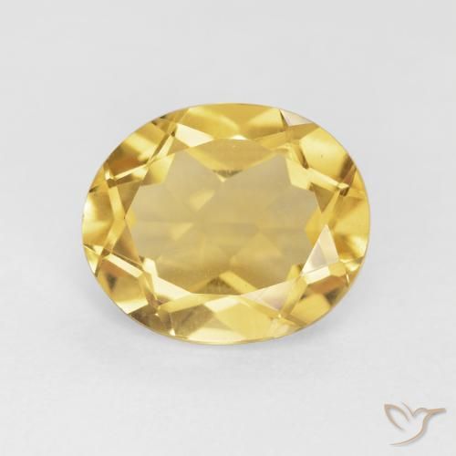 4.26ct طبيعي برتقالى ذهبة سيترين, بيضوي, VVS-VS