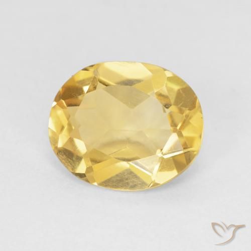 3.33ct طبيعي برتقالى ذهبة سيترين, بيضوي, VVS-VS