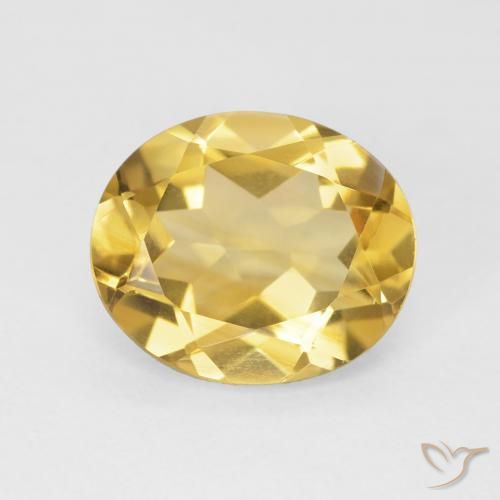 4.23ct طبيعي ذهبي سيترين, بيضوي, VVS-VS
