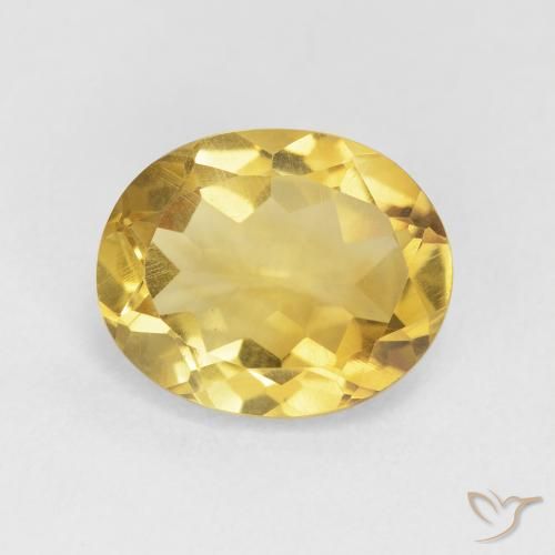 3.87ct طبيعي برتقالى ذهبة سيترين, بيضوي, VVS-VS