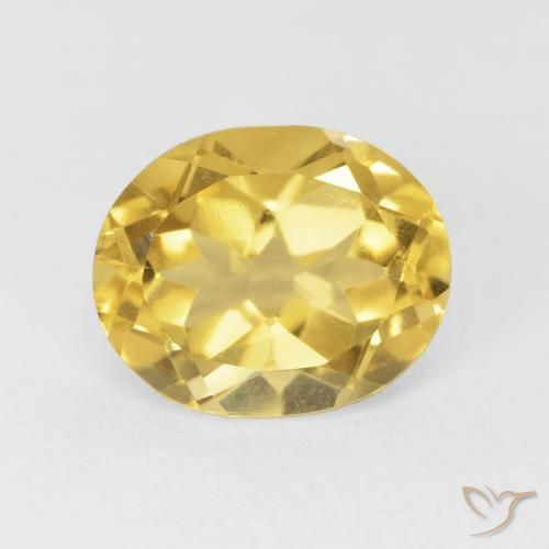 4.24ct طبيعي برتقالى ذهبة سيترين, بيضوي, VVS-VS