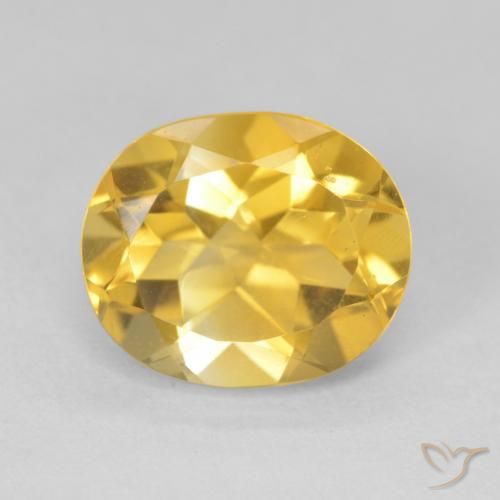 4.67ct طبيعي ذهبي سيترين, بيضوي, VVS