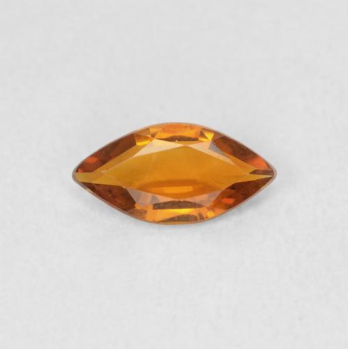0.37ct طبيعي برتقالى غامق سيترين, ماركيز, VVS