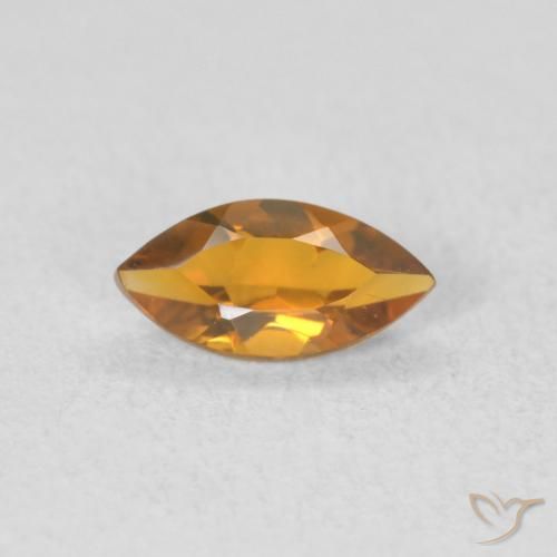 0.49ct طبيعي Medium Light-Golden سيترين, ماركيز, VVS-VS