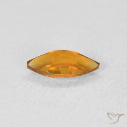 سيترين Medium Light-Golden طبيعي، ماركيز، 0.49 قيراط، VVS-VS