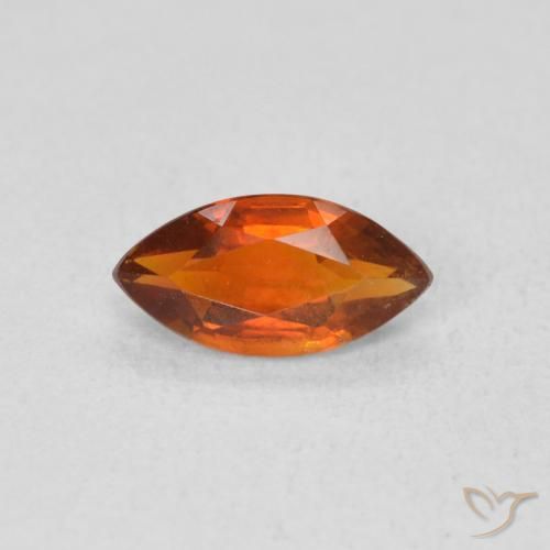 0.52ct طبيعي برتقالى نارى سيترين, ماركيز, VVS-VS