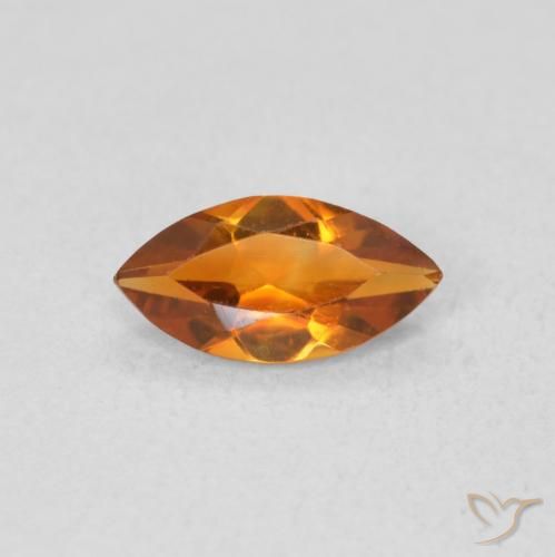0.49ct طبيعي بنى برتقالى سيترين, ماركيز, VVS-VS