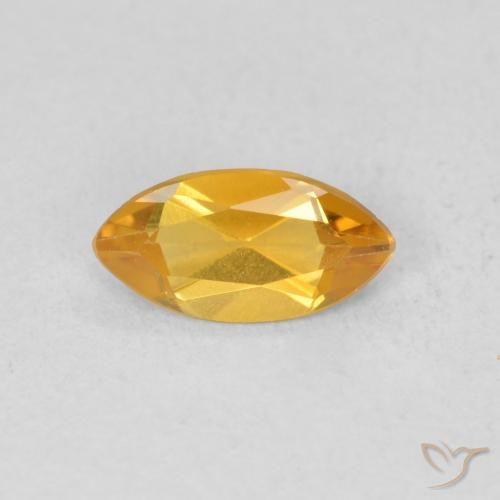 0.46ct طبيعي ذهبى داكن سيترين, ماركيز, VVS-VS