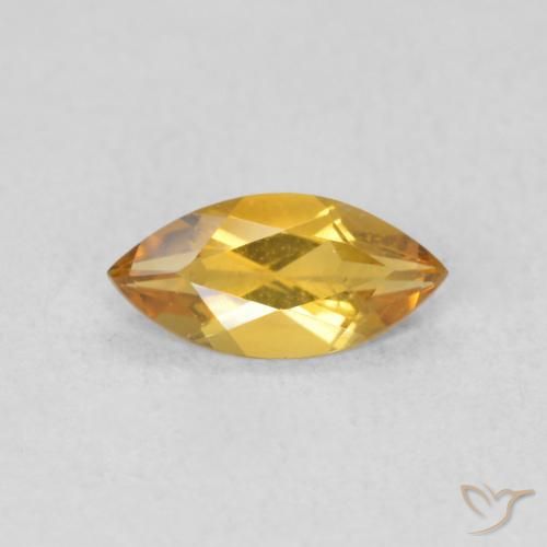 0.46ct طبيعي ذهبى داكن سيترين, ماركيز, VVS-VS