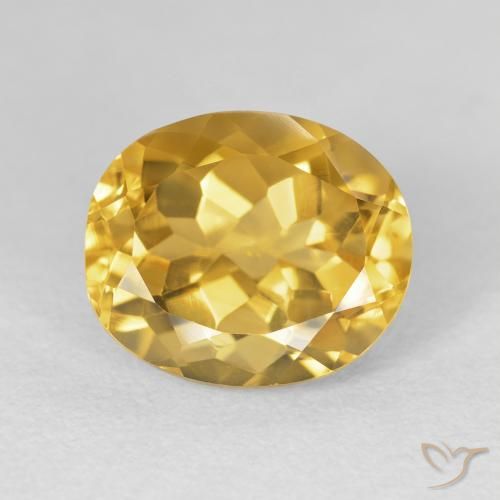 5.03ct طبيعي ذهبى غامق سيترين, بيضوي, VVS-VS