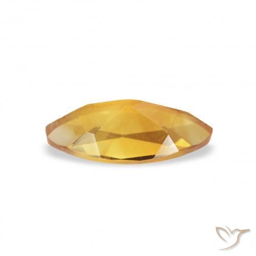 سيترين Medium Light-Golden طبيعي، ماركيز، 0.43 قيراط، قليلا جدا