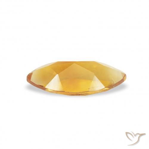 سيترين Medium Light-Golden طبيعي، ماركيز، 0.45 قيراط، قليلا جدا