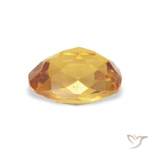 سيترين Medium Light-Golden طبيعي، وسادة، 1.43 قيراط، قليلا جدا