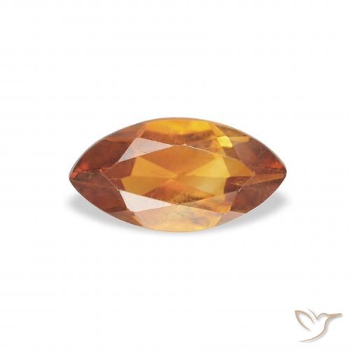 0.49ct طبيعي بنى برتقالى سيترين, ماركيز, VVS