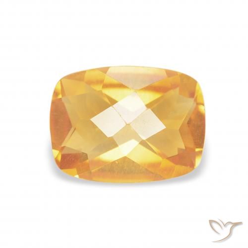 1.16ct طبيعي برتقالى متوسط سيترين, وسادة, VVS-VS