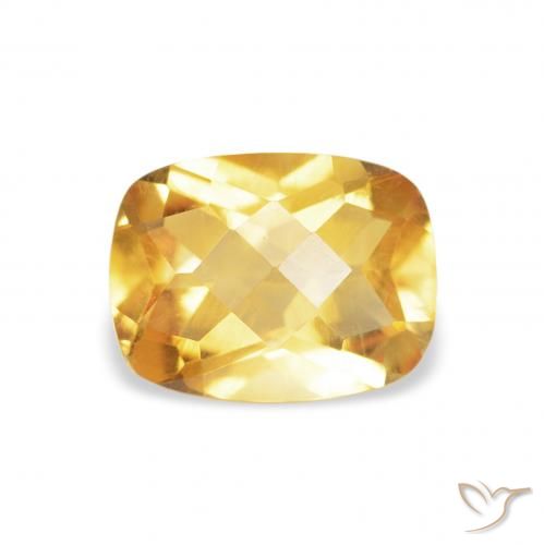 1.16ct طبيعي ذهبي سيترين, وسادة, قليلا جدا
