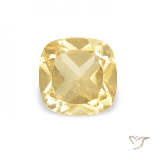 0.57ct طبيعي ذهبي سيترين, وسادة, قليلا جدا
