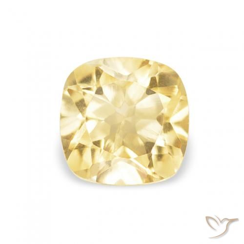 0.53ct طبيعي ذهبي سيترين, وسادة, قليلا جدا