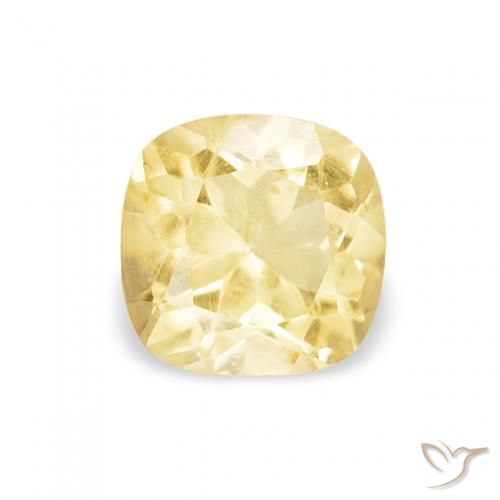 0.48ct طبيعي ذهبي سيترين, وسادة, قليلا جدا