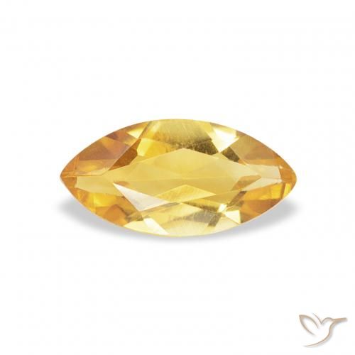0.44ct طبيعي ذهبى لامع سيترين, ماركيز, قليلا جدا