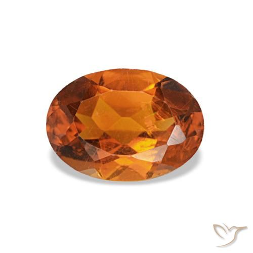 0.71ct برتقالي سيترين, بيضاوي, VVS-VS