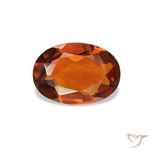 0.54ct برتقالي سيترين, بيضاوي, VVS-VS