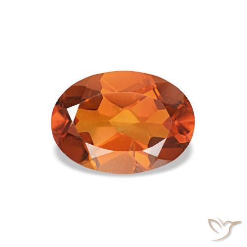 0.71ct برتقالي سيترين, بيضاوي, VVS-VS