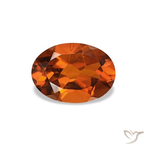 0.74ct برتقالي سيترين, بيضاوي, VVS-VS