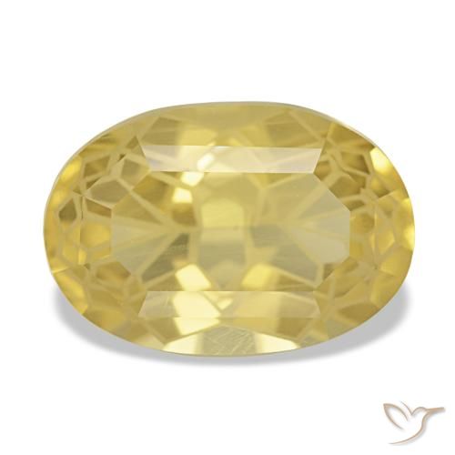 3.66ct أصفر سيترين, بيضاوي, VVS