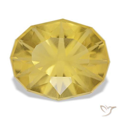 8.26ct أصفر سيترين, بيضاوي, VVS