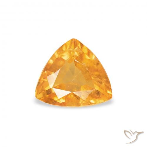 0.78ct طبيعي برتقالى متوسط كلينوهيومايت, مثلثى, SI