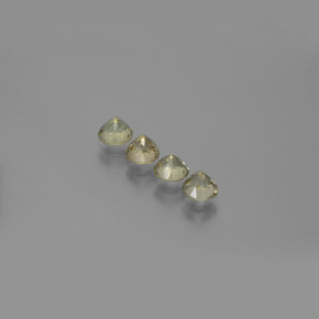 أحجار دياسبور متغير اللون أخضر / وردي طبيعية، دائري، VVS-VS، وزنها  قيراط