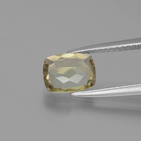 دياسبور متغير اللون أخضر / وردي طبيعي، قطع وسادة، 1.25 قيراط، VVS