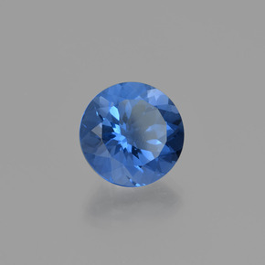 فلوريت متغير اللون أزرق بنفسجى طبيعي، قصة دائرى، 11.46 قيراط، قليلا جدا