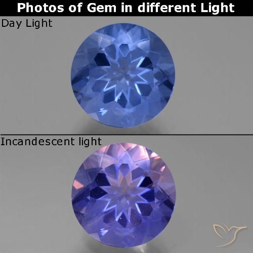 10.91ct طبيعي أزرق بحرى كثيف فلوريت متغير اللون, دائري, VS-SI