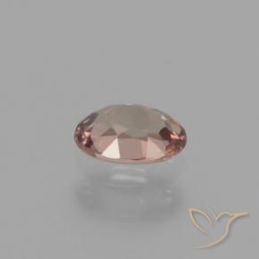 عقيق متغير اللون بنى الجوزية طبيعي، قصة بيضاوى، 0.41 قيراط، قليلا جدا