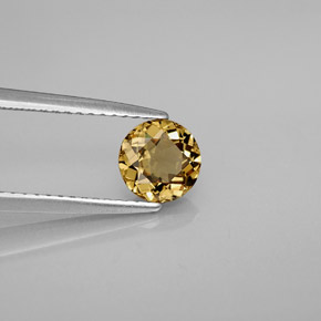 عقيق متغير اللون بنى مخضر إلى أحمر وردى طبيعي، قصة دائرى، 0.92 قيراط، VVS-VS