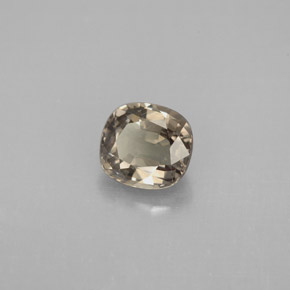 عقيق متغير اللون بنى مخضر إلى أحمر وردى طبيعي، قطع وسادة، 1.30 قيراط، قليلا جدا