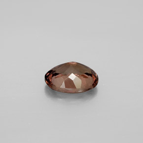 عقيق متغير اللون زهرى بنى إلى الأحمر طبيعي، قصة بيضاوى، 3.54 قيراط، قليلا جدا