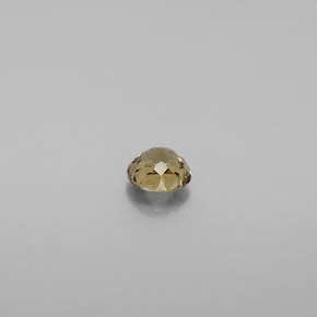 عقيق متغير اللون بنى ذهبى إلى البرتقالى طبيعي، قصة دائرى، 0.51 قيراط، قليلا جدا