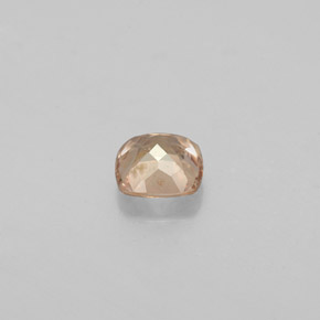 عقيق متغير اللون بنى ذهبى إلى البرتقالى طبيعي، قطع وسادة، 0.51 قيراط، قليلا جدا
