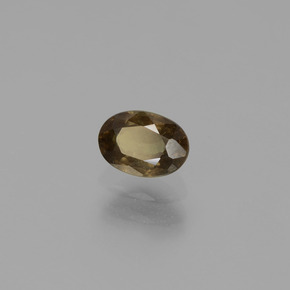 عقيق متغير اللون أخضر إلى أحمر وردي طبيعي، قصة بيضاوى، 0.74 قيراط، قليلا جدا