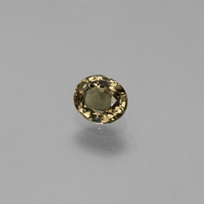 عقيق متغير اللون أخضر إلى أحمر وردي طبيعي، قصة بيضاوى، 0.53 قيراط، قليلا جدا