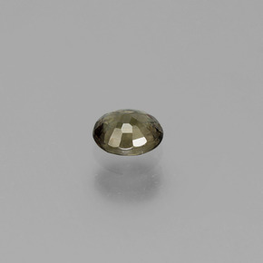 عقيق متغير اللون أخضر إلى أحمر وردي طبيعي، قصة بيضاوى، 0.53 قيراط، قليلا جدا