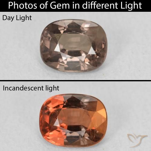 1.13ct طبيعي بنى فاتح متوسط عقيق متغير اللون, وسادة, قليلا جدا