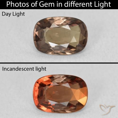 0.97ct طبيعي بنى فاتح متوسط عقيق متغير اللون, وسادة, قليلا جدا