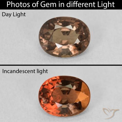 1.39ct طبيعي بنى فاتح متوسط عقيق متغير اللون, بيضوي, قليلا جدا